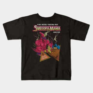 Van Meter Visitor Festival - SWOOPAMANIA IOWA Kids T-Shirt